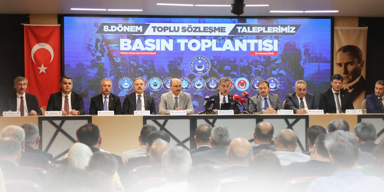 Türkiye Kamu-Sen 8. Dönem Toplu Sözleşme Taleplerini Açıkladı