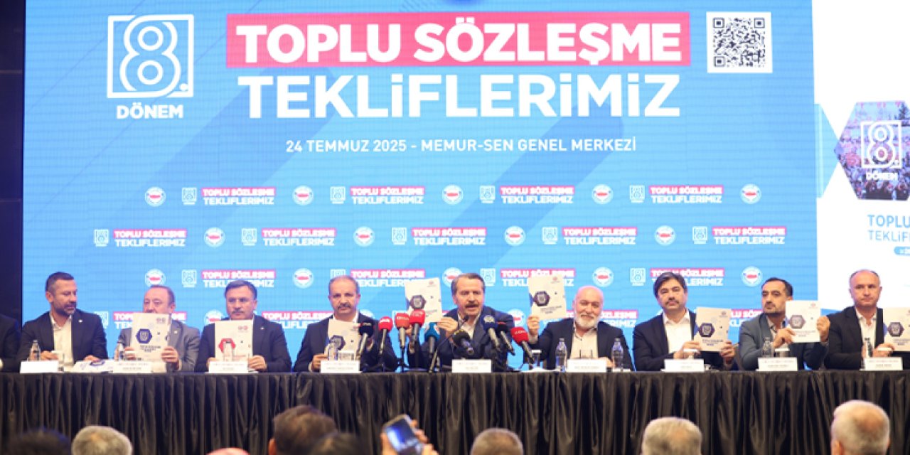 Memur-Sen 8. Dönem Toplu Sözleşme Tekliflerini Açıkladı