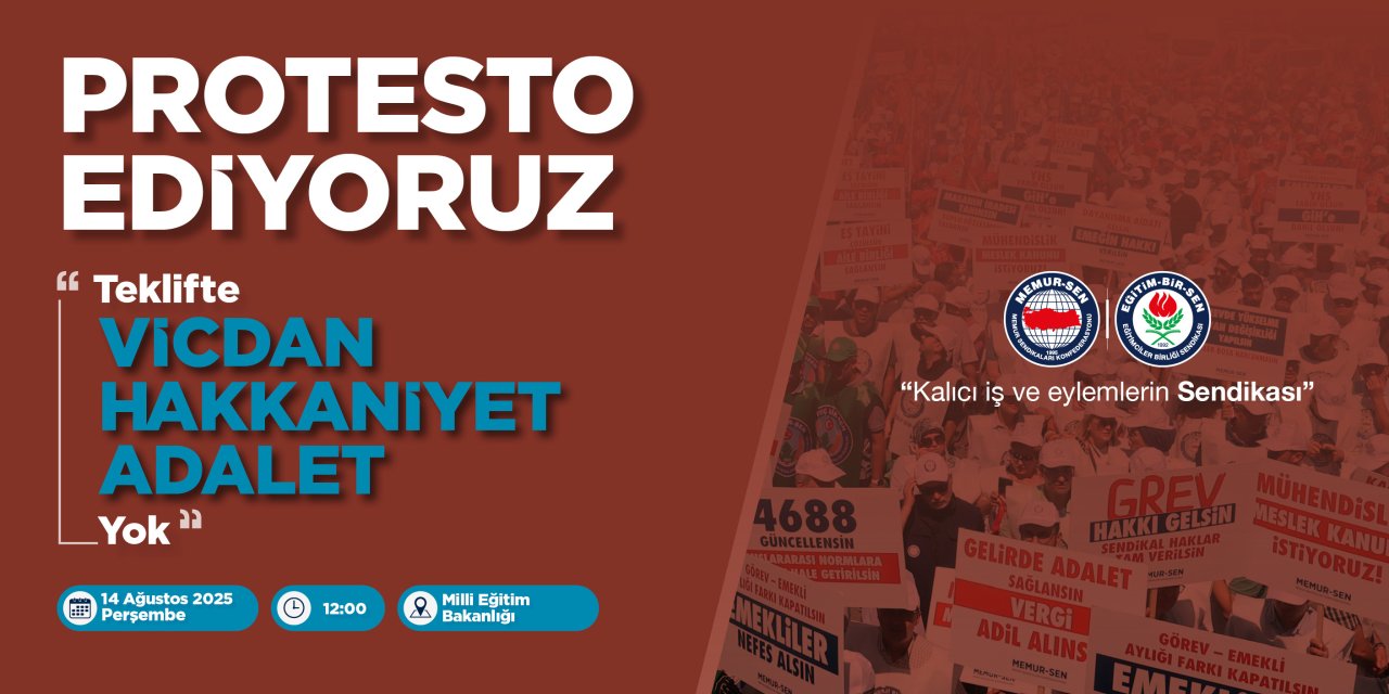 Eğitim-Bir-Sen'den MEB önünde toplu sözleşme eylemi