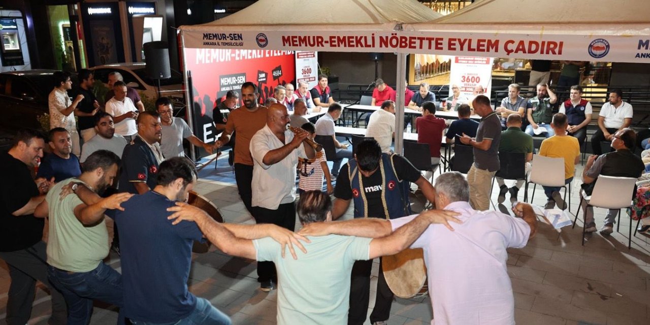 Memur-Sen, 81 İlde "Memur-emekli nöbette" Eylem Çadırı Kurdu