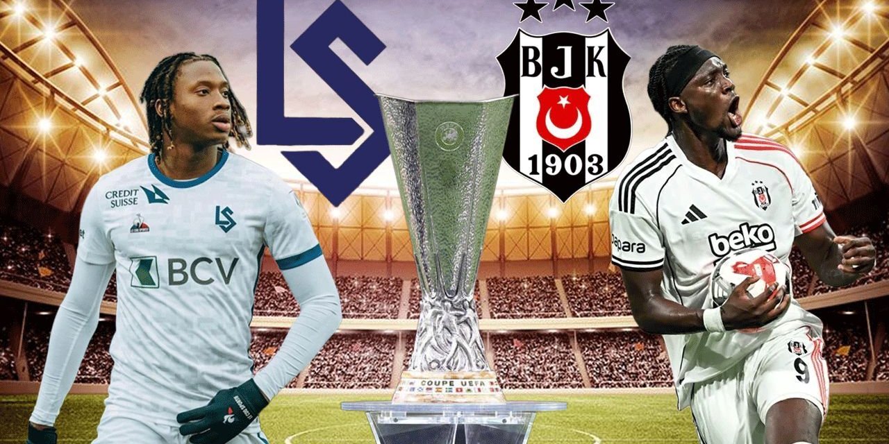 Beşiktaş, Lausanne deplasmanında takıldı! Turu İstanbul'a bıraktı