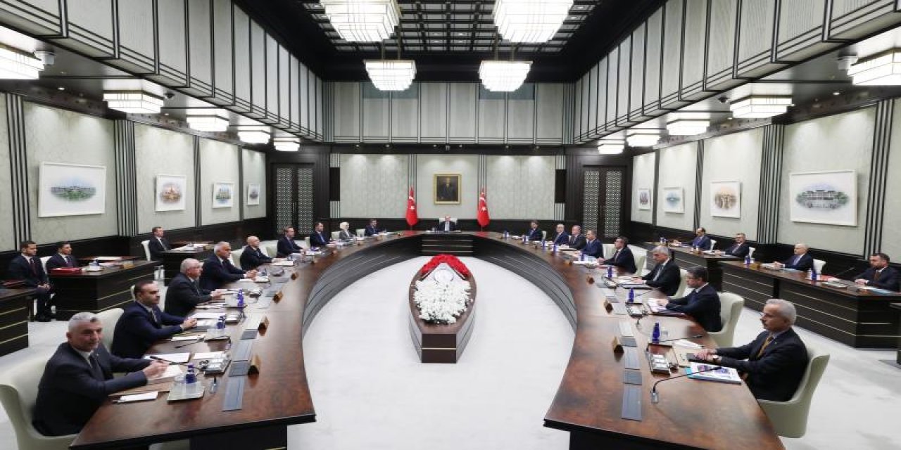 Kabine yarın toplanıyor: Gündem Terörsüz Türkiye ve Gazze