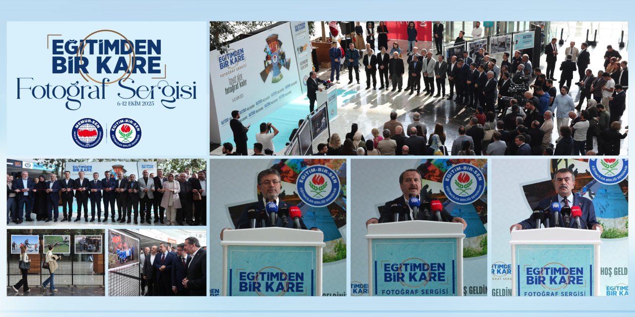 Eğitimi Sanatla Buluşturan “Eğitimden Bir Kare Fotoğraf Sergisi” Ankara ATG YHT Gar’da Açıldı