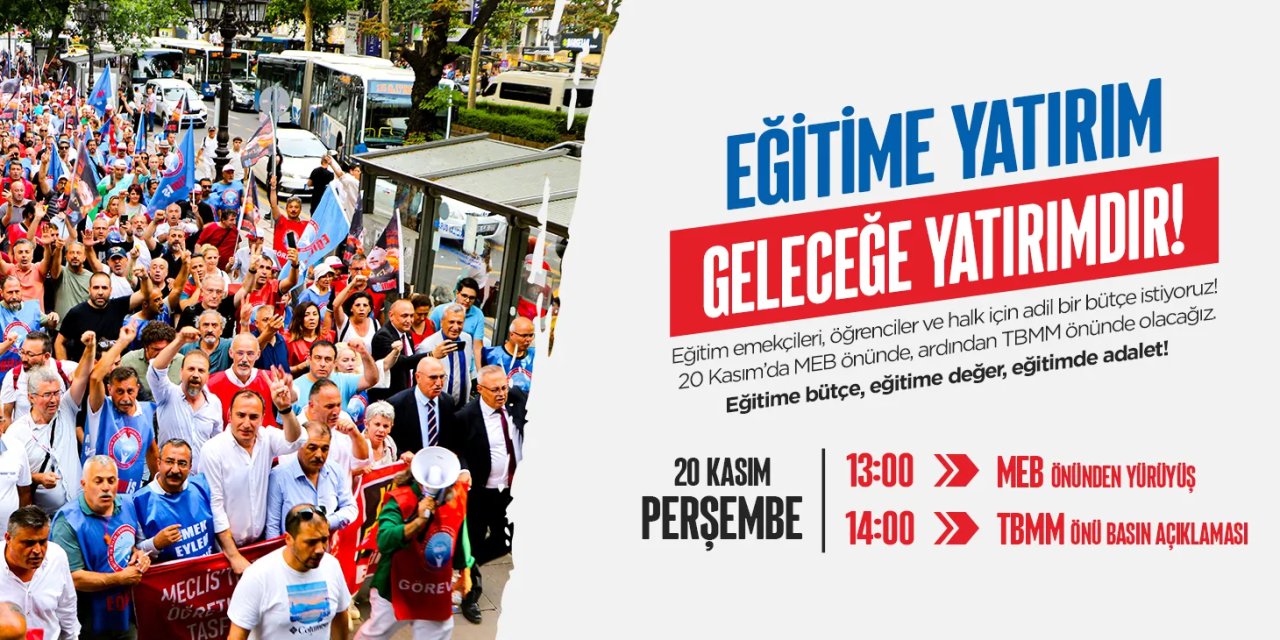 MEB 2026 Bütçesine Tepki: Eğitim Emekçileri Bakanlık Önünde Toplanıyor!