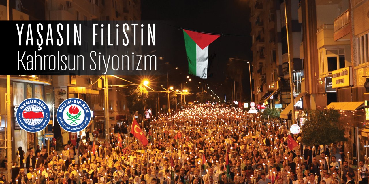 Eğitim-Bir-Sen’den İsrail’e Sert Tepki: “BM Sessiz, Zulüm Sürüyor!”