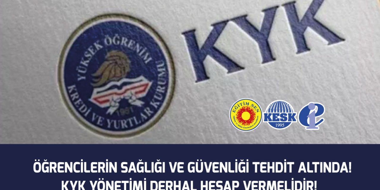 KYK’da zehirlenme skandalı! 100 öğrenci hastanelik oldu