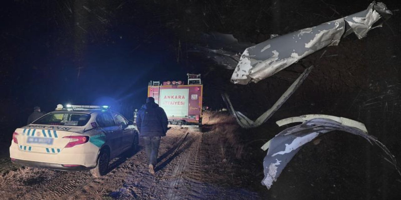 Libya Heyetini Taşıyan Uçağın Enkazı Haymana’da Bulundu