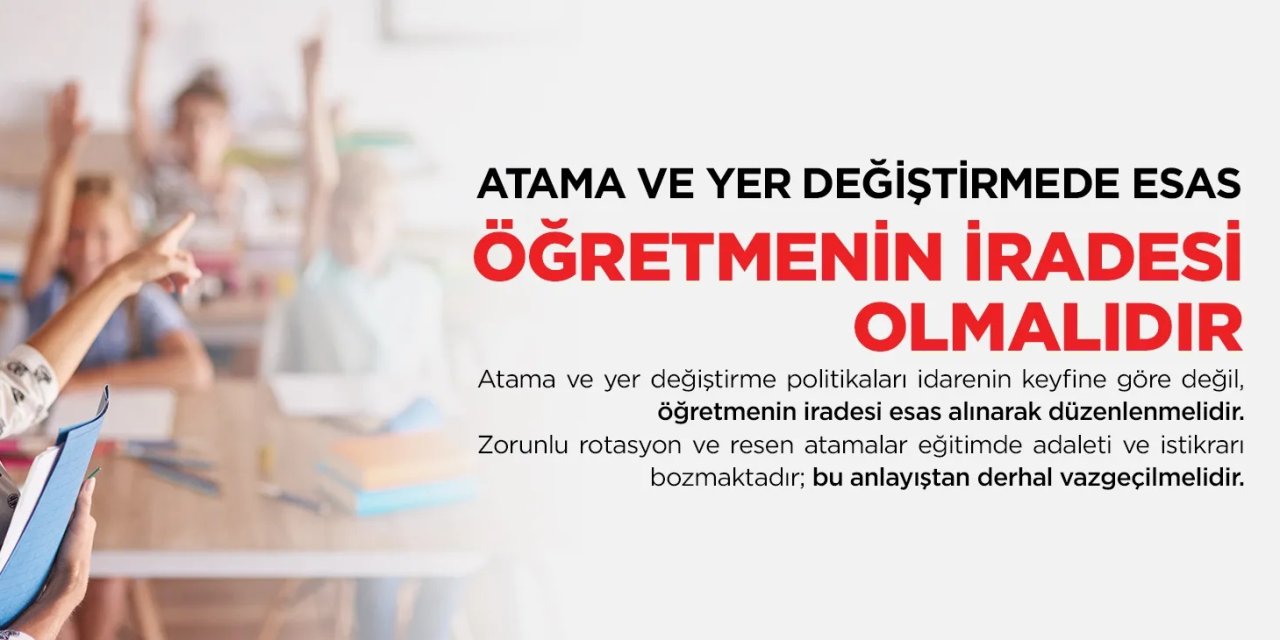 Tayinlerde Yeni Dönem, Eski Sorunlar: Öğretmenin Sesi Nerede?