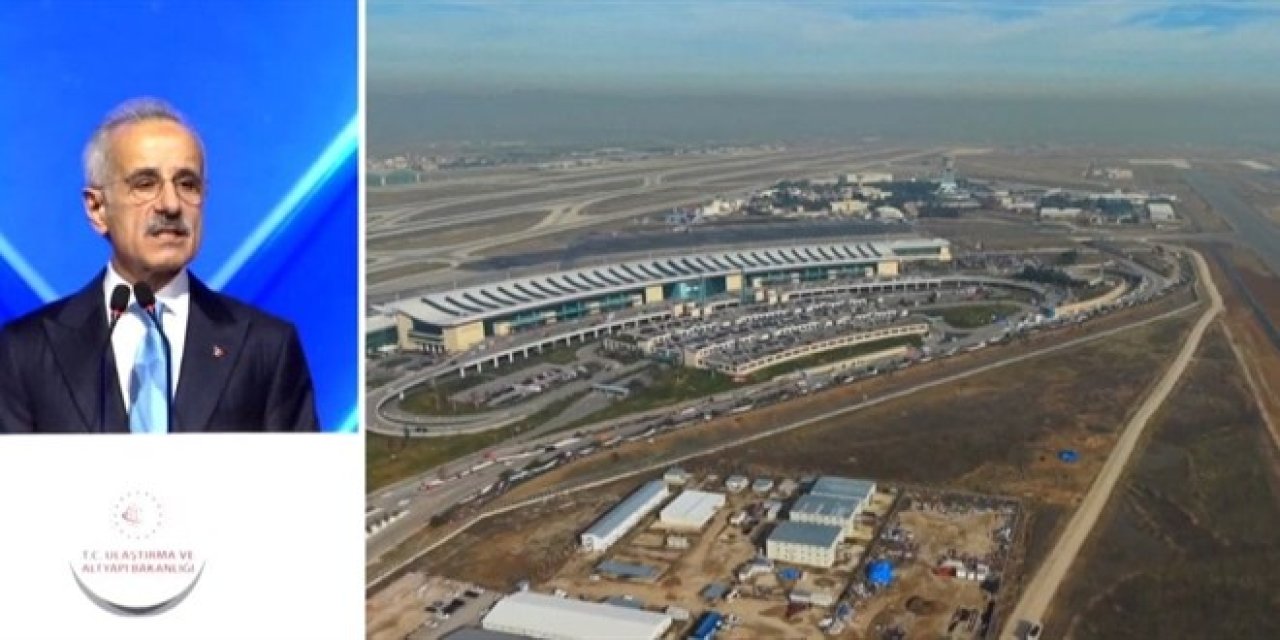 Esenboğa Havalimanı yeni pist ve kuleyle büyüyor: Bakan Uraloğlu’ndan kapasite açıklaması