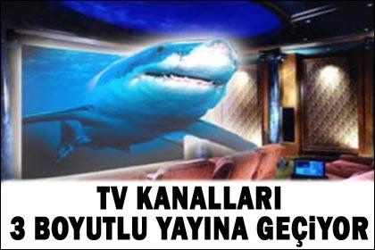 TV üç boyutlu oluyor