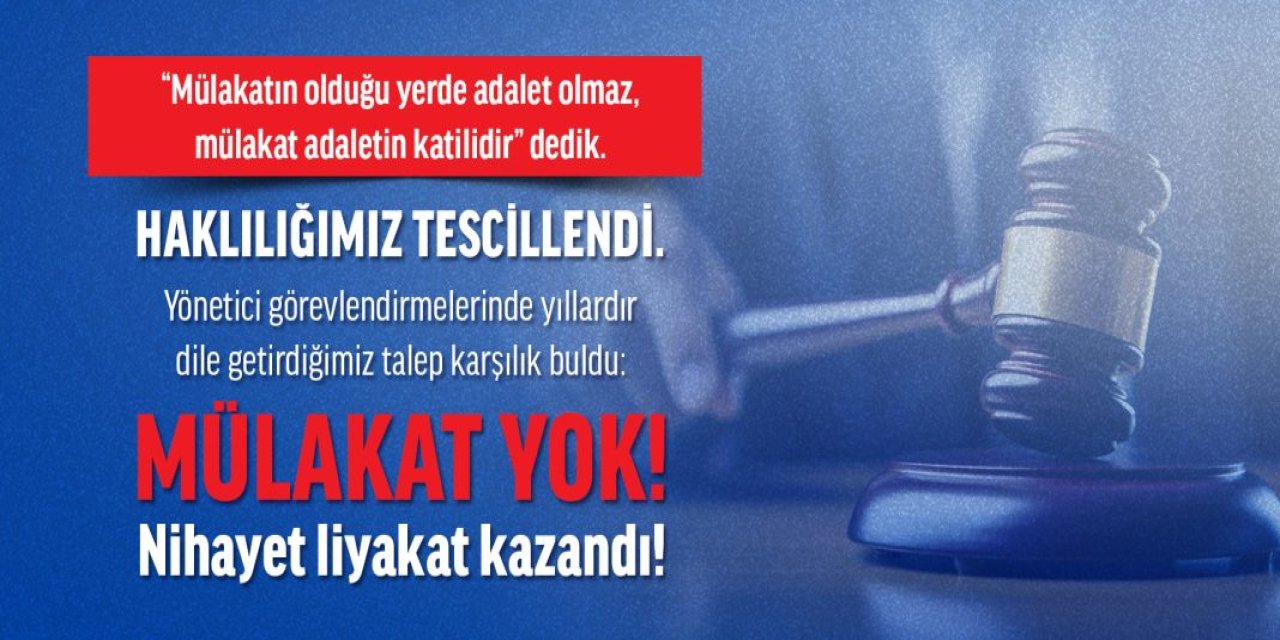 Türk Eğitim-Sen’den MEB’in yeni yönetici görevlendirme yönetmeliğine kapsamlı değerlendirme