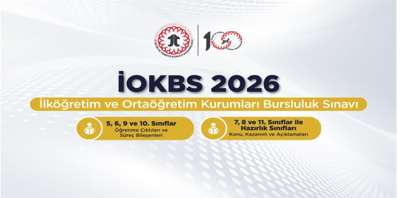 2026 MEB Bursluluk Sınavı Konuları (5.6.7.8.9.10.11. Sınıflar) Belirlendi