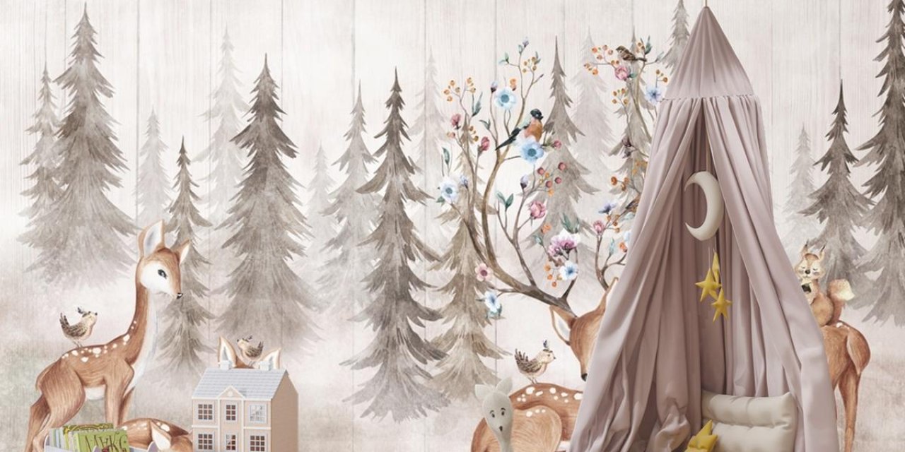 Çocuk Odası Duvar Kağıdı ile Hayal Gücünü Duvarlara Taşıyın