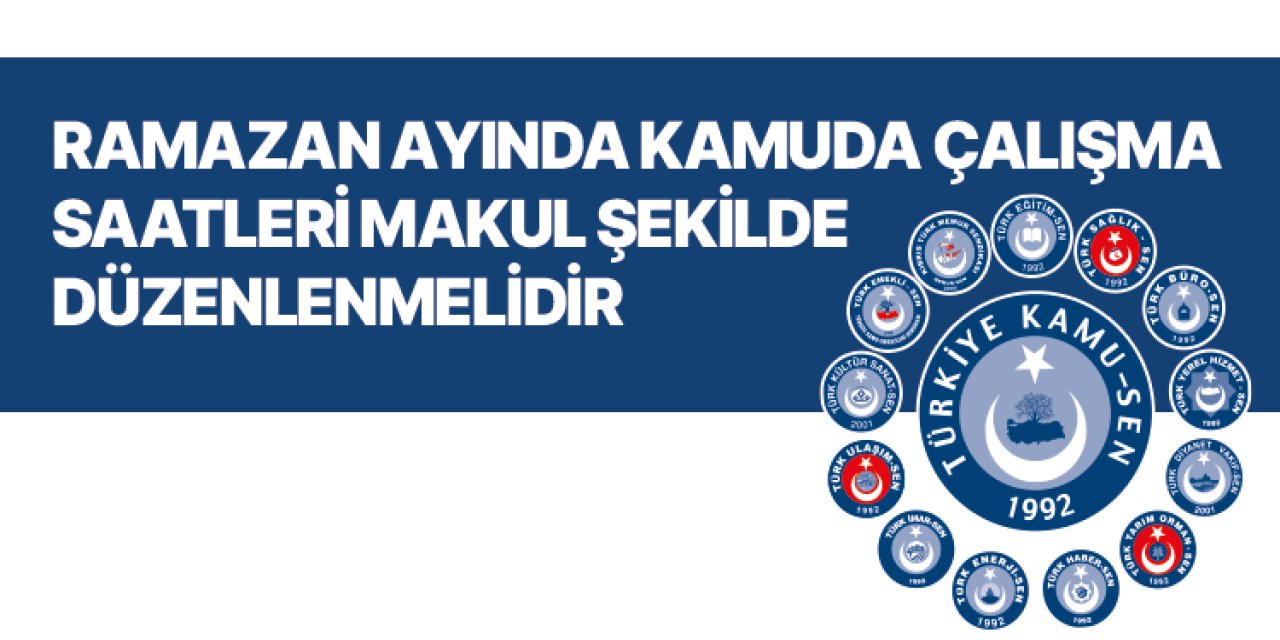 Önder Kahveci: Kamu Çalışma Saatleri Ramazan’da Esnetilmeli