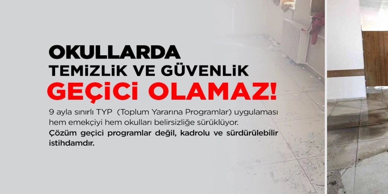 TYP Sona Eriyor, Okullar Belirsizlikte: Temizlik ve Güvenlik Krizi Kapıda!