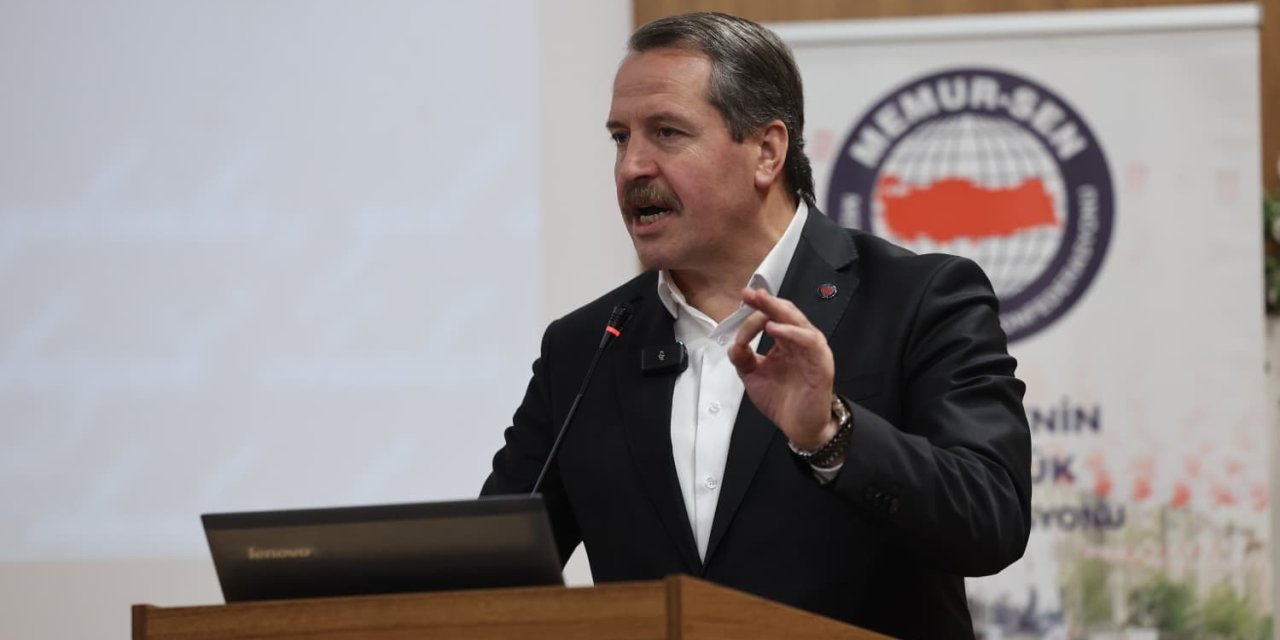 Eğitim-Bir-Sen Genel Başkanı Ali Yalçın’dan toplu sözleşme ve sendika yasası vurgusu