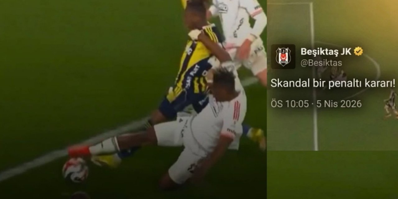 Beşiktaş'tan Penaltı kararına tepki: Emek hırsızları!