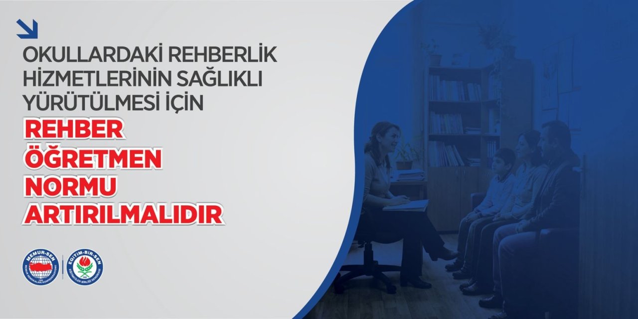 Eğitim-Bir-Sen: Her eğitim kurumuna rehber öğretmen verilsin