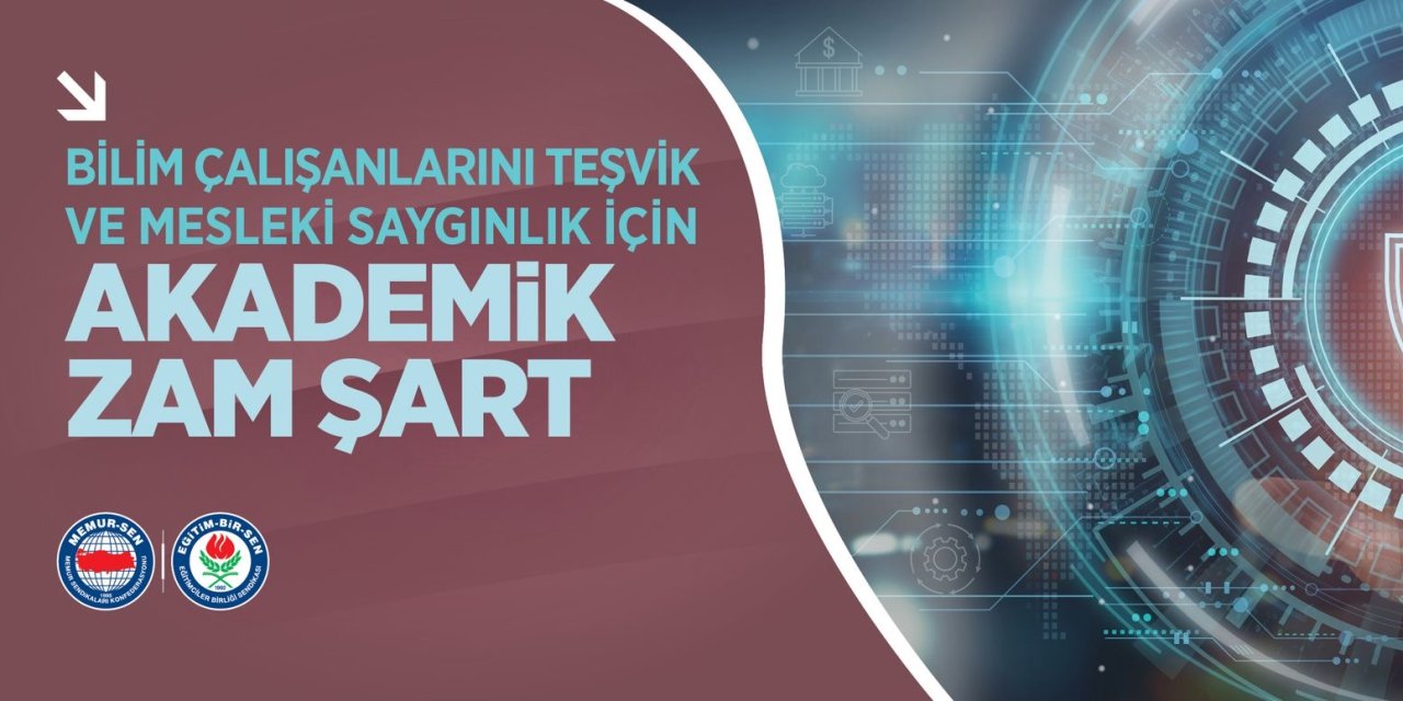 Akademisyenlere Zam Çağrısı: Eğitim-Bir-Sen Cumhurbaşkanlığı’na Başvurdu