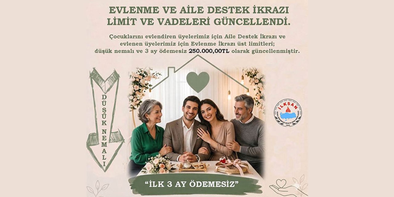 İLKSAN’dan Öğretmenlere Müjde: Evlenme ve Aile Destek İkrazı Güncellendi