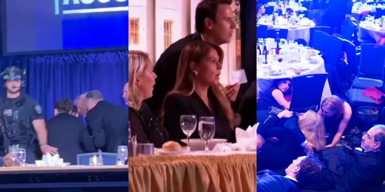 Trump’ın katıldığı yemekte silah sesleri! ABD Başkanı apar topar tahliye edildi