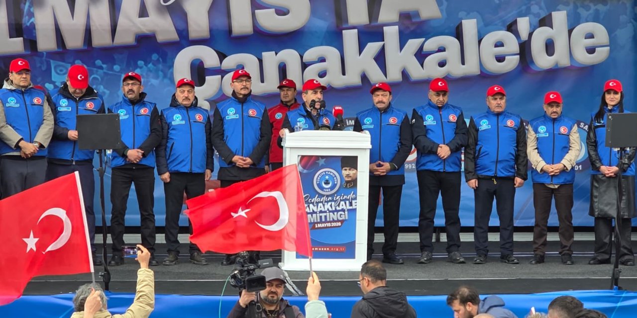 Türkiye Kamu-Sen 1 Mayıs’ta Çanakkale’de: Binlerce Kişi Tek Yürek Oldu