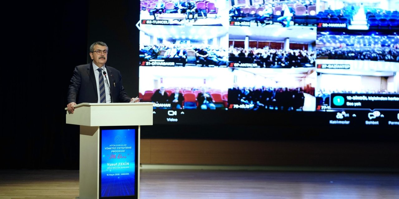 Eğitim Kurumları Yönetici Yetiştirme Programı Bakan Tekin’in İlk Dersiyle Başladı
