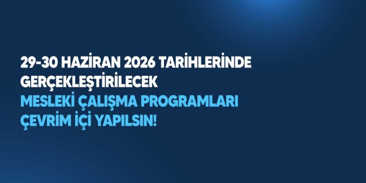 Türk Eğitim-Sen’den MEB’e Çağrı: 29-30 Haziran Mesleki Çalışmaları Çevrim İçi Yapılsın