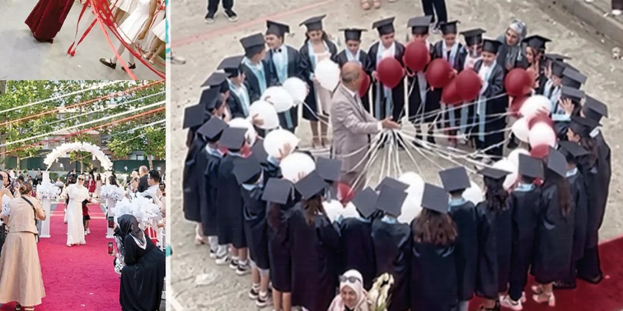Okullarda mezuniyet çılgınlığı zirve yaptı: Cübbeli görgüsüzlük!