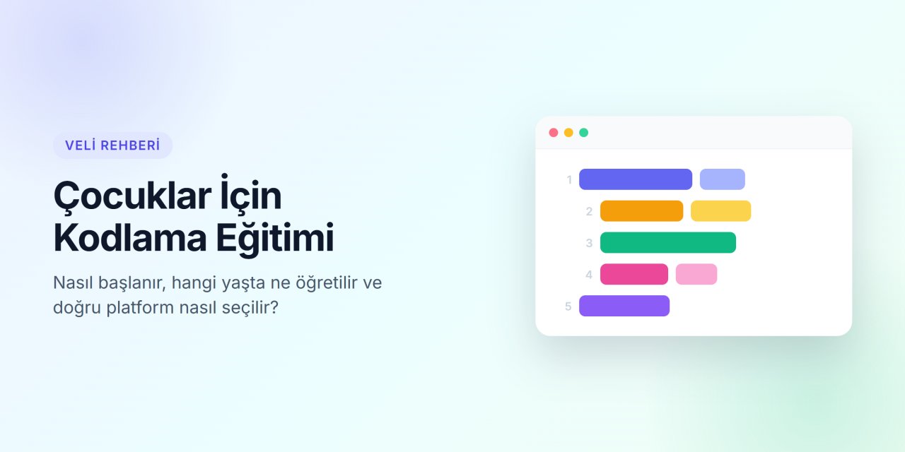 Çocuklara Kodlama Eğitiminde Yeni Dönem: Türkiye'nin Birebir Online Okulu 1e1kod