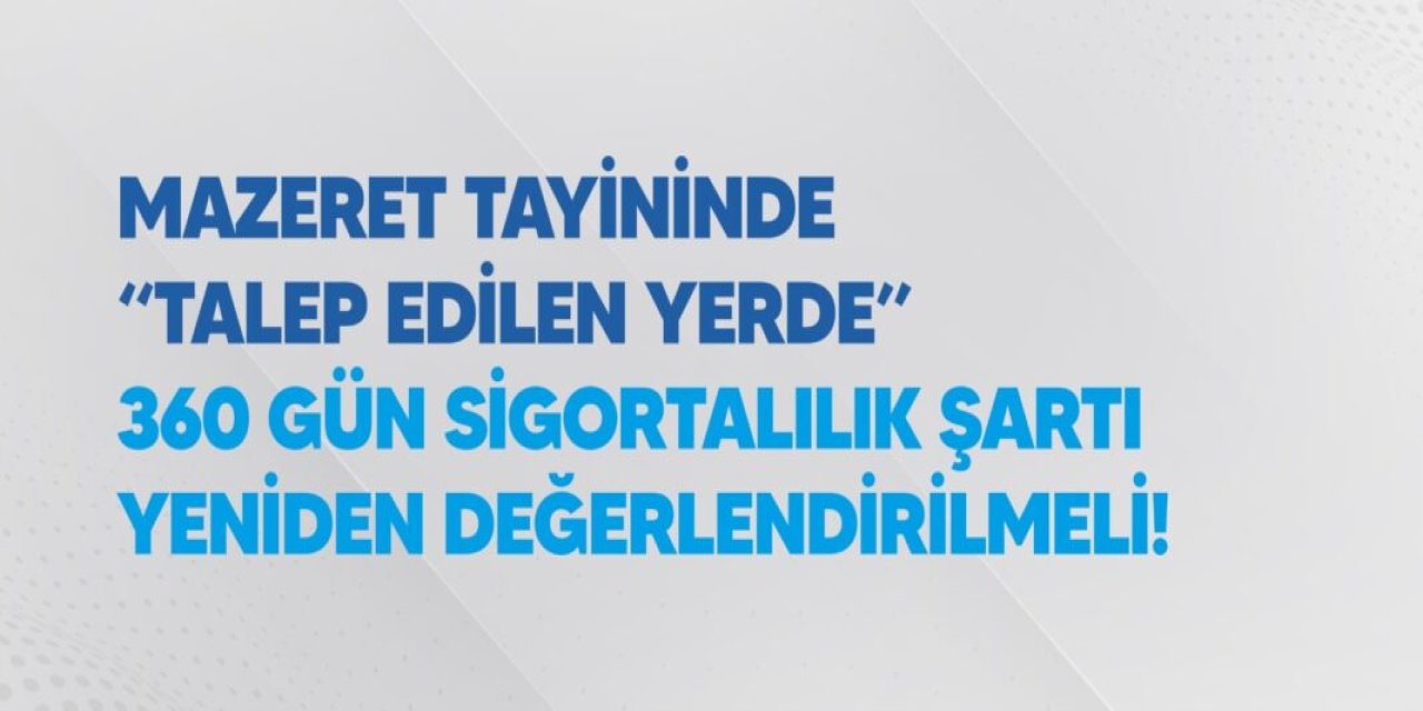 Öğretmenlerin Mazeret Tayininde Yeni 360 Gün Şartına İtiraz: Türk Eğitim-Sen MEB’e Başvurdu