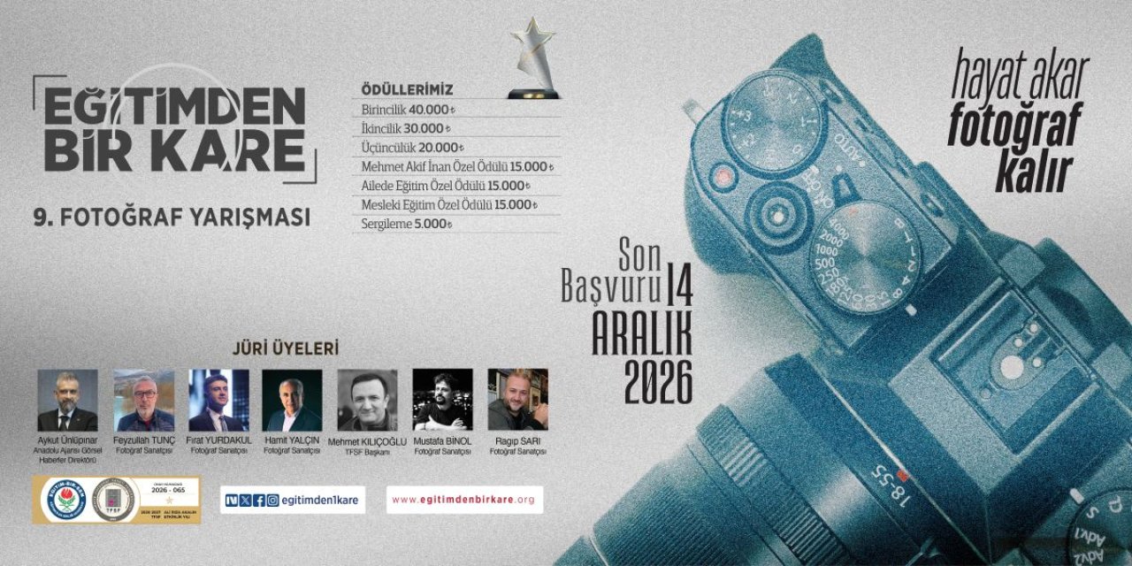 “Eğitimden Bir Kare” Ulusal Fotoğraf Yarışması İçin Başvurular Başladı