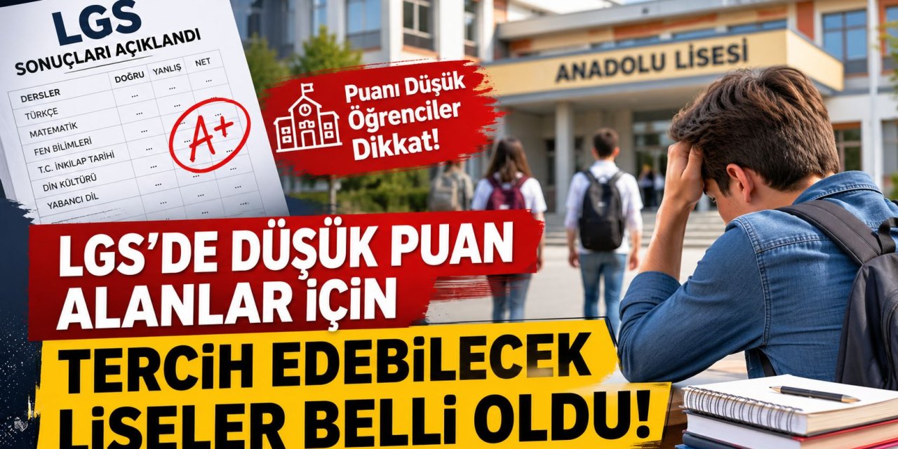 LGS Puanı Olmadan Hangi Liselere Girilir? İşte Puansız Alan Liseler...