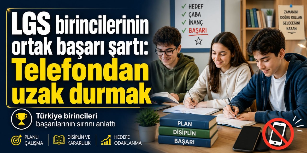 LGS Birincilerinin Sırrı Ortaya Çıktı: Hepsi Aynı Şeyi Yapmış!
