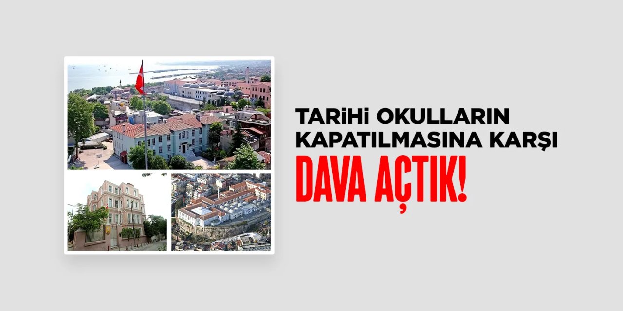 Sultanahmet ve Cağaloğlu liseleri için dava açıldı: Eğitim-İş'ten dikkat çeken açıklama