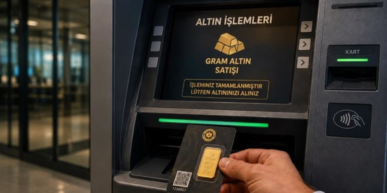 Artık ATM'den Altın Alınabiliyor: İşte İşlem Adımları