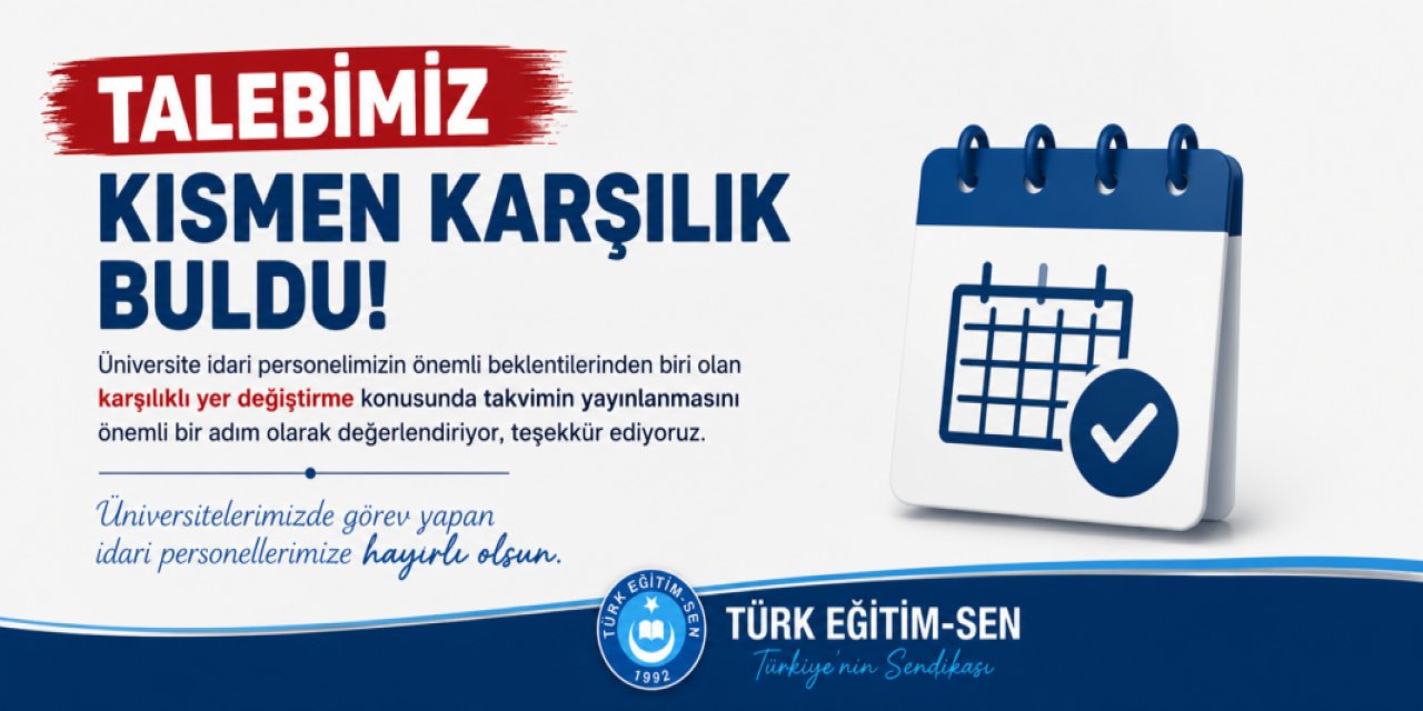 Üniversite personeline becayiş müjdesi! Türk Eğitim-Sen'den açıklama...