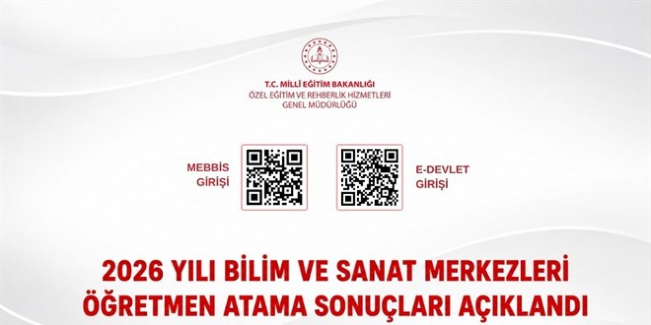2026 BİLSEM Öğretmen atama sonuçları açıklandı! Sorgulama ekranı açıldı