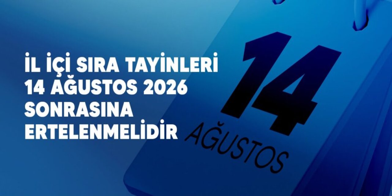 Yönetici atamaları 14 Ağustos'a ertelendi! Sıra tayini bekleyenler mağdur olabilir