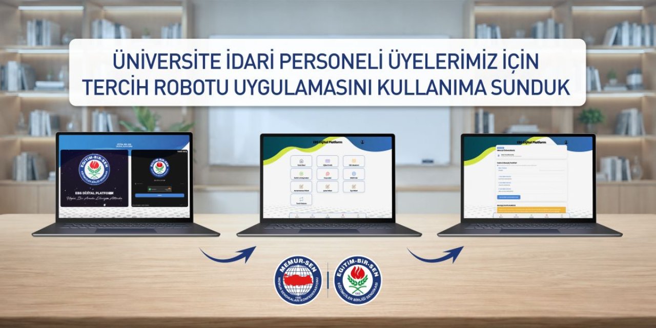 Üniversite personeline "Tercih Robotu": Eşleşen talepler görülebilecek