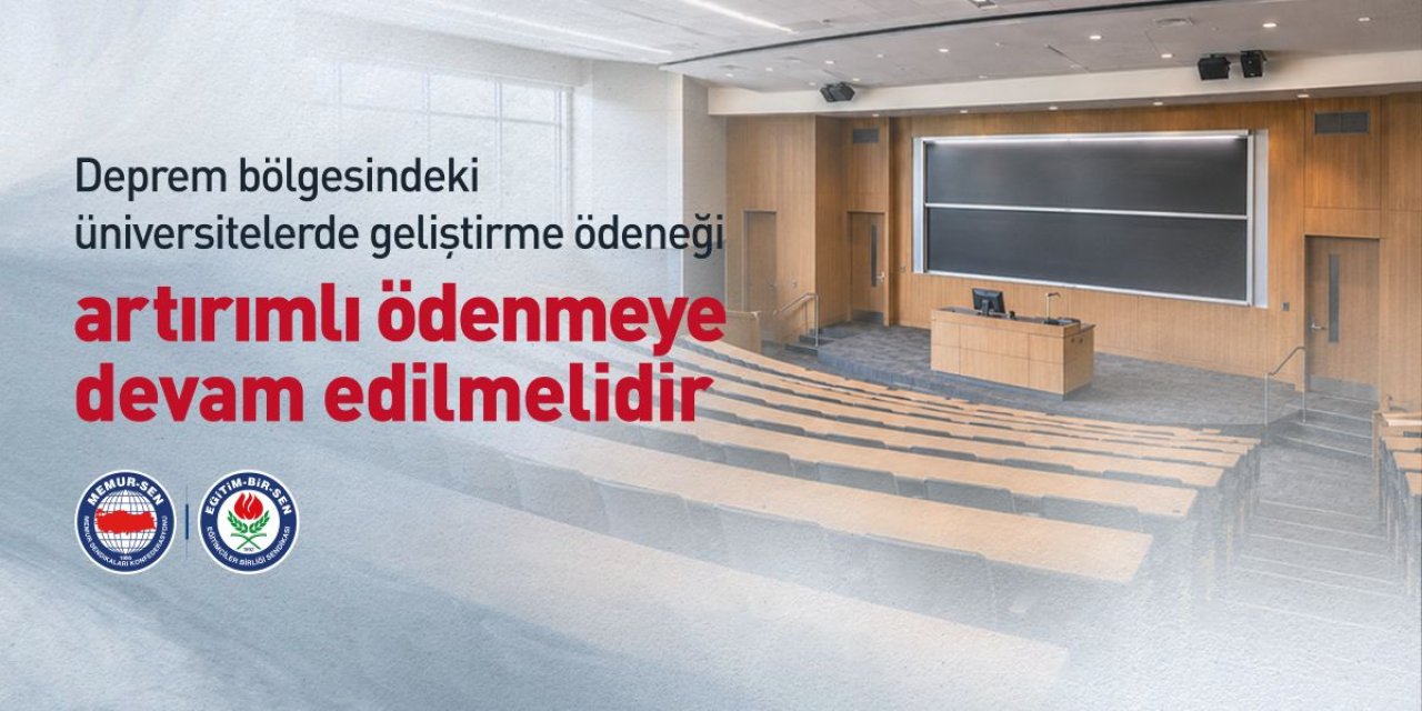 Deprem bölgesinde akademisyen göçü uyarısı: %250'lik geliştirme ödenek eylülde bitiyor