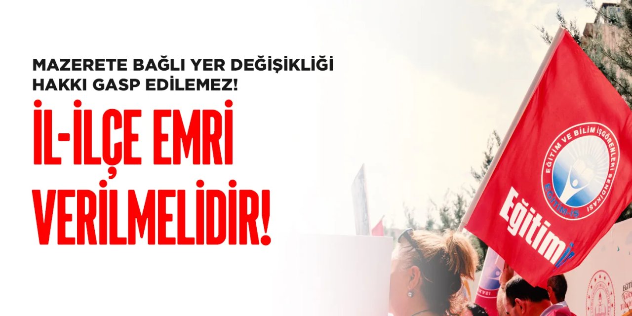 İl Emri Kararına Sendikadan Tepki: "Anayasal Hak, İdarenin Lütfu Değil"