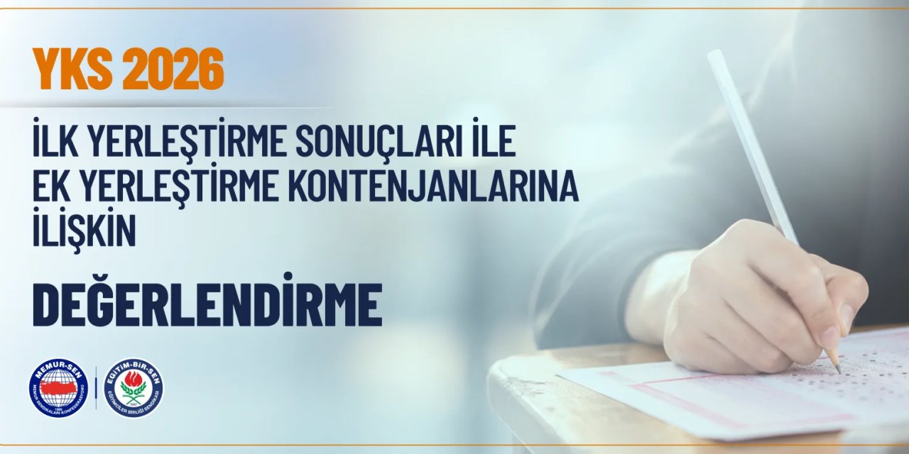 Eğitim-Bir-Sen'den YKS 2026 Çıkışı: 110 Bin Kontenjan Neden Boş Kaldı?
