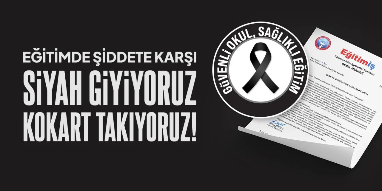 Öğretmenler Siyah Giyiyor: Okullarda Üç Günlük Kokart Eylemi