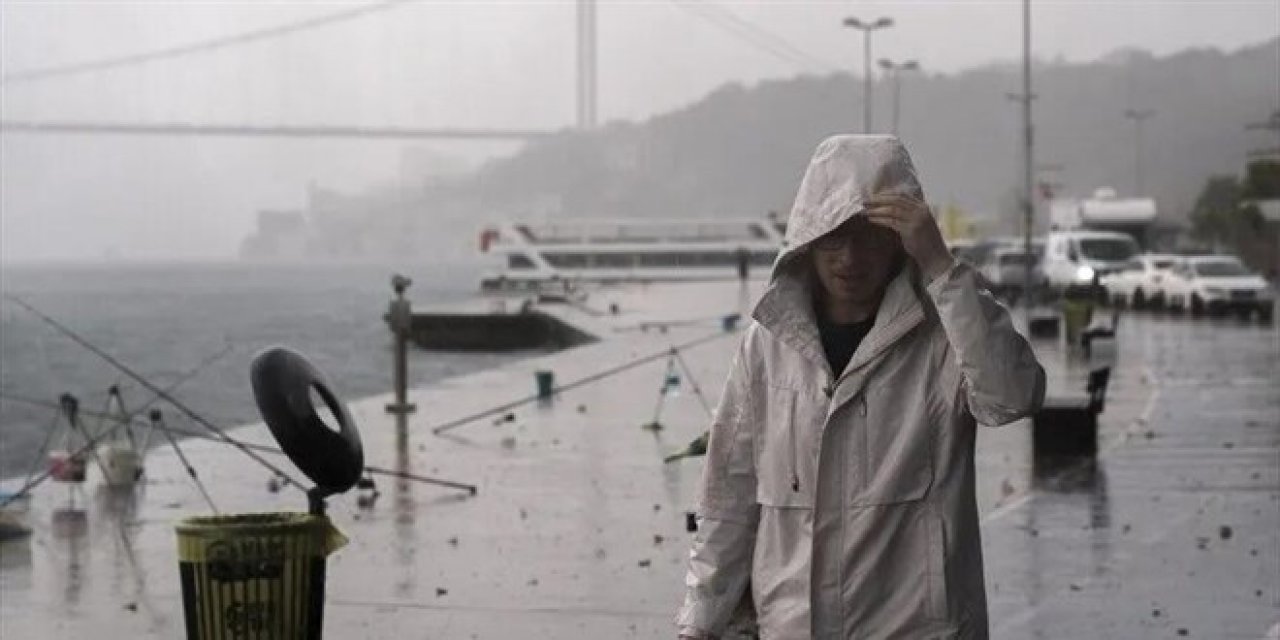 İçişleri iki gün için uyardı: Kuvvetli yağış ve fırtına bekleniyor