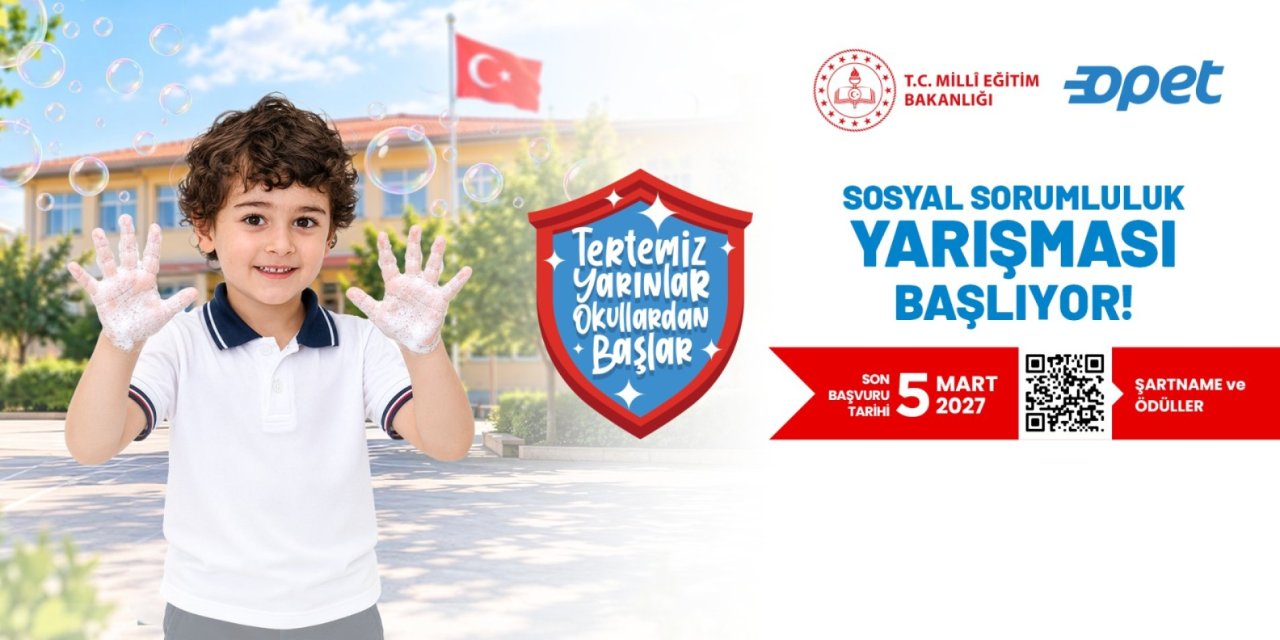 Okullara Yeni Yarışma: Beş Kategoride Ödüllü Çevre Kampanyası