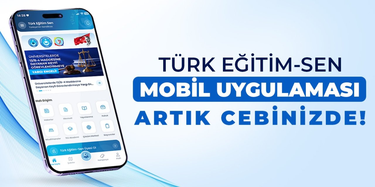Türk Eğitim-Sen'den Yeni Uygulama: TES Mobil Kullanıma Açıldı