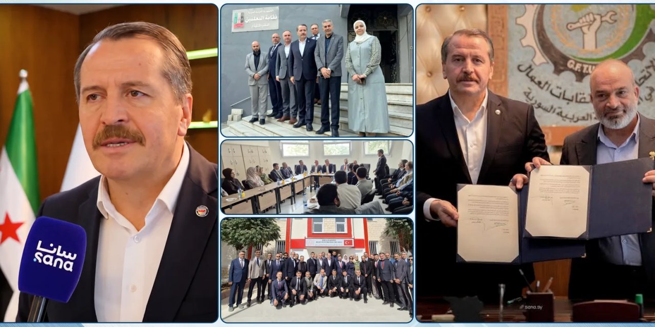 Ali Yalçın Şam’da: Memur-Sen ile GFTU Protokolü Yenilendi