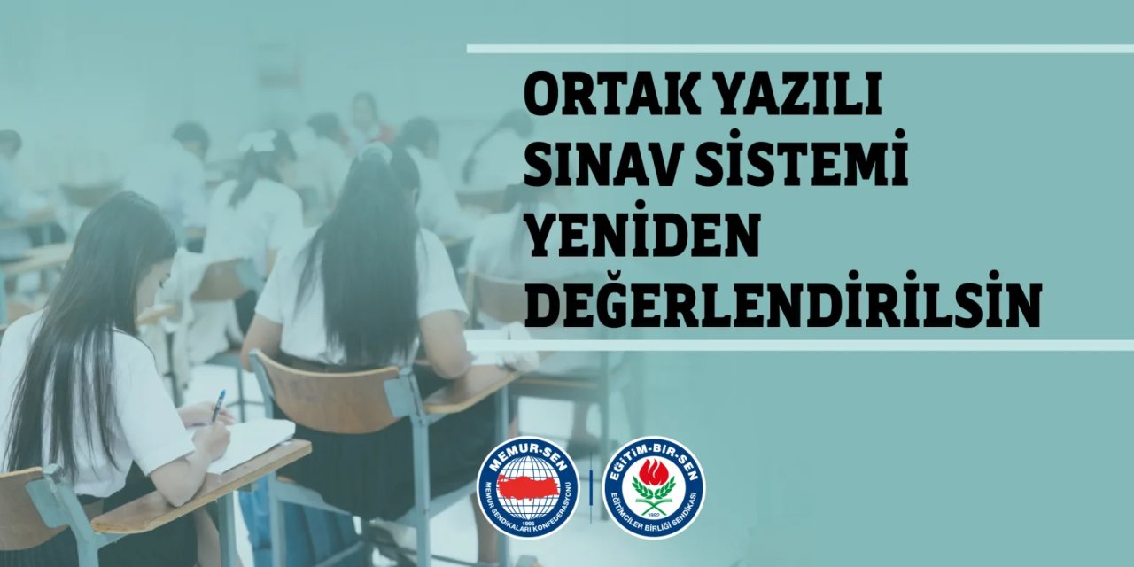 Ortak yazılı sınav sisteminde değişiklik talebi: Eğitim-Bir-Sen’den 6 maddelik çağrı