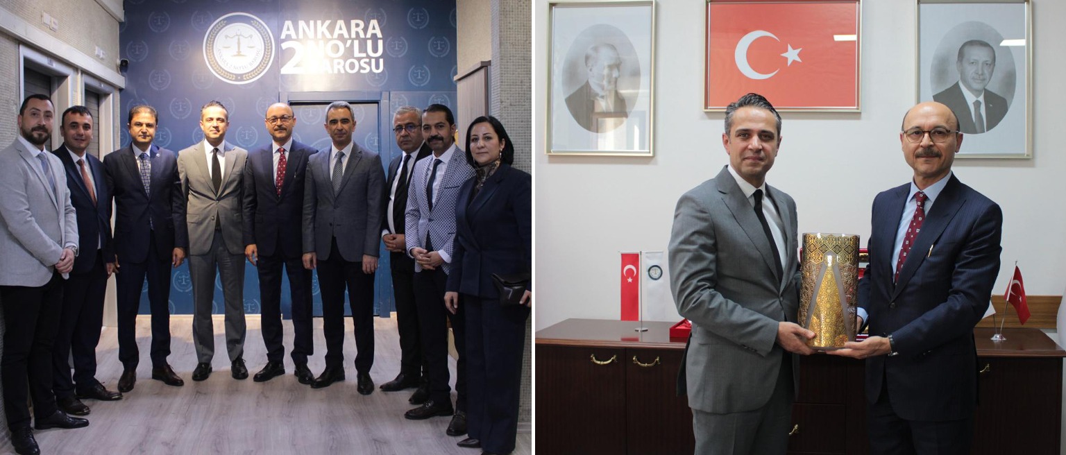 Talip Geylan, Ankara 2 No’lu Baro Başkanı Muhammet Kürşat Üçüncü’yü Tebrik Etti